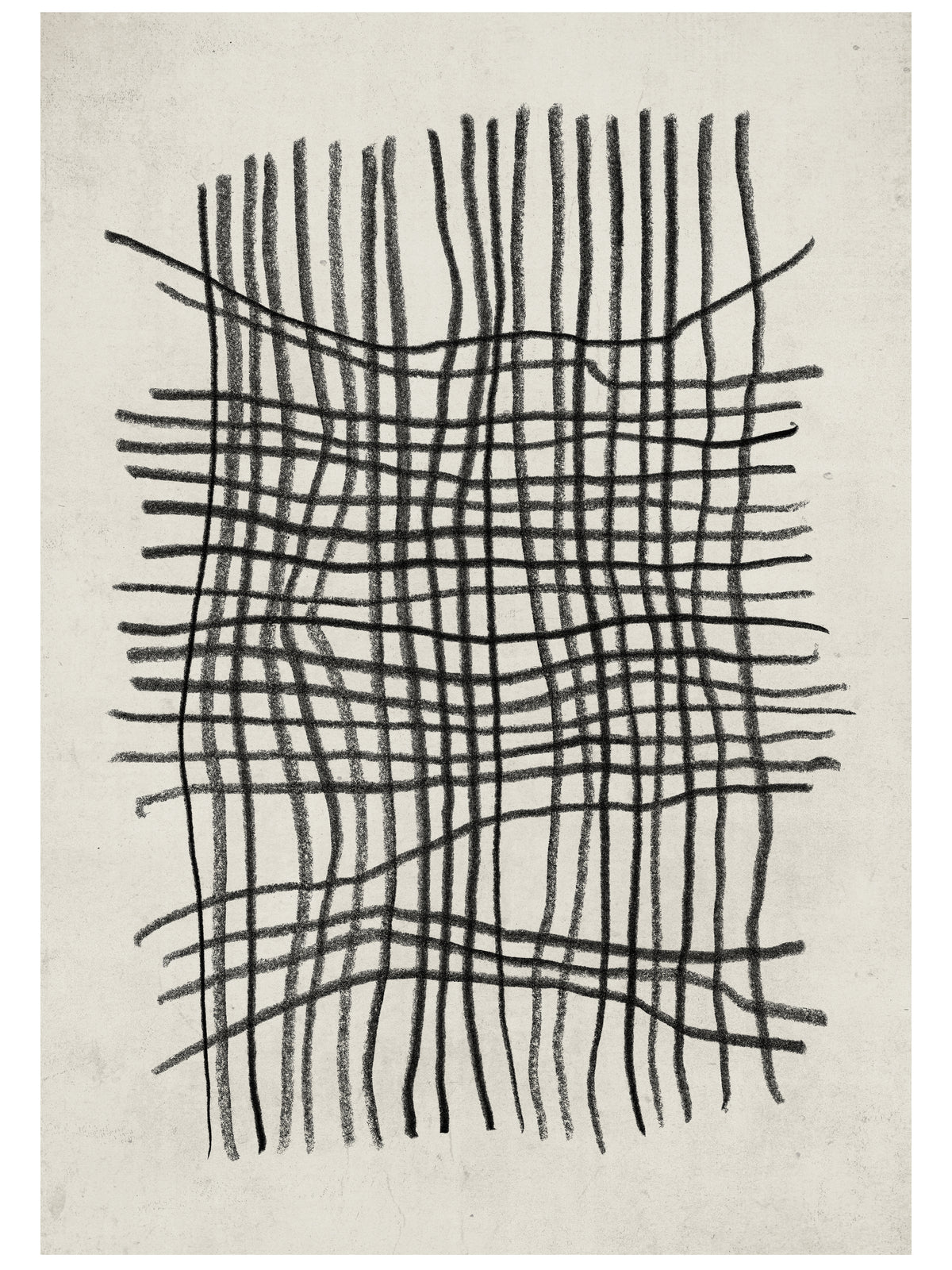 Linework Poster Beige