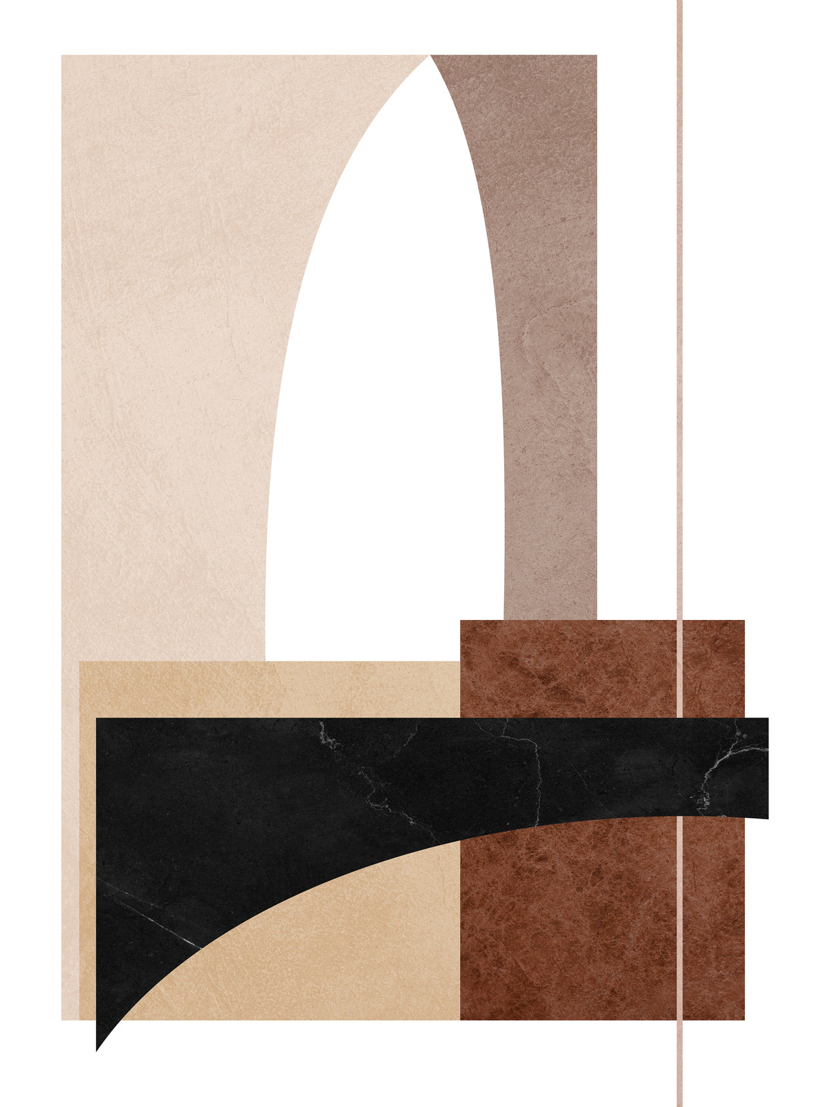 Materials Poster Brown