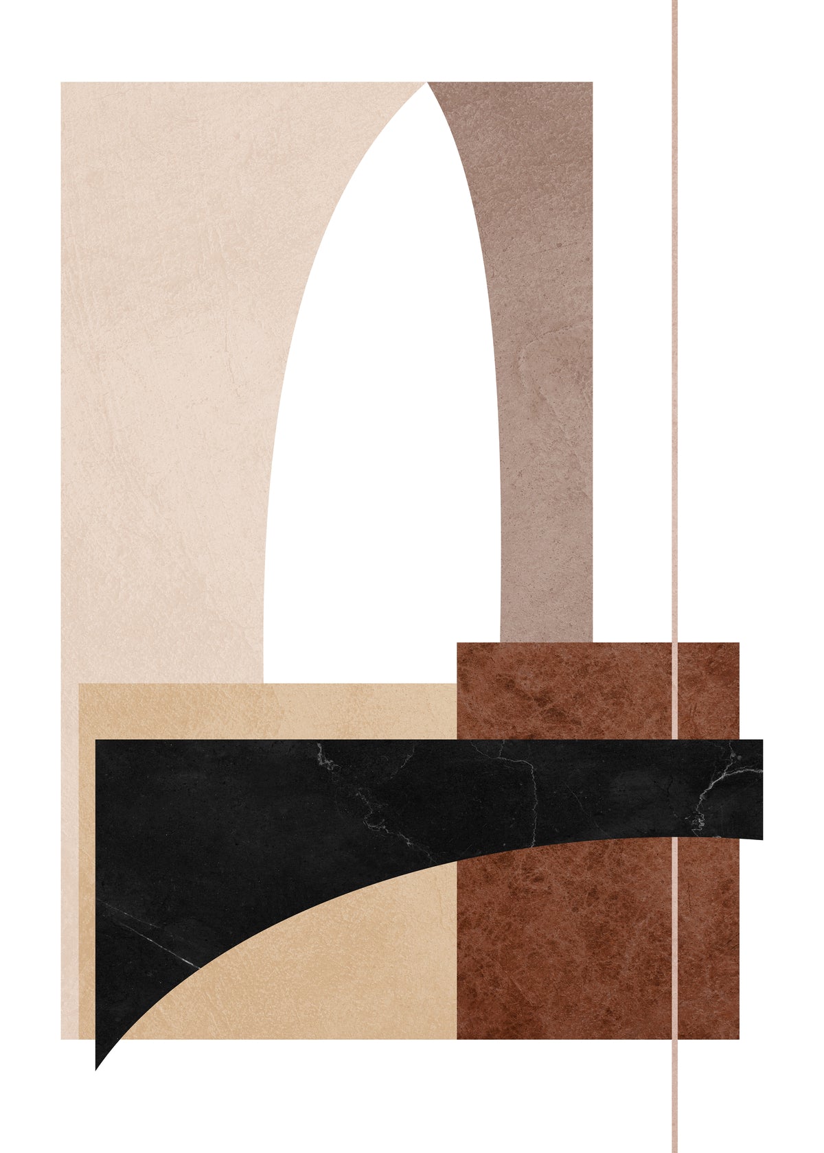 Materials Poster Brown