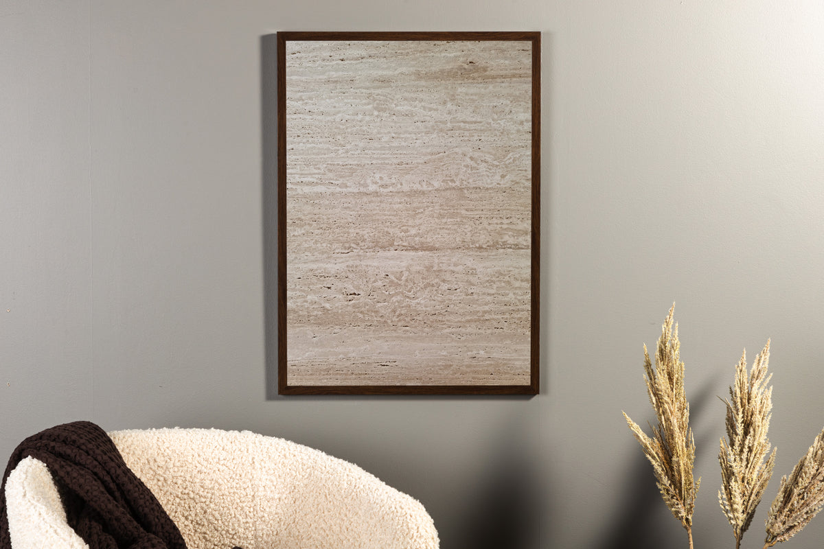 Stone wall Poster Beige