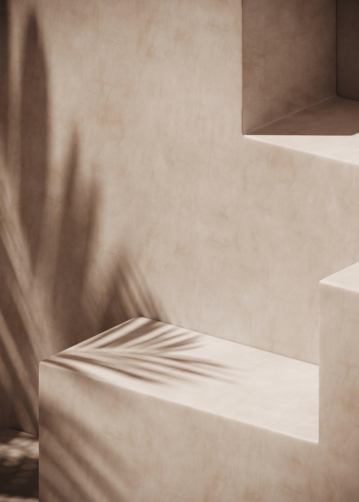 Sun stripes Poster Beige