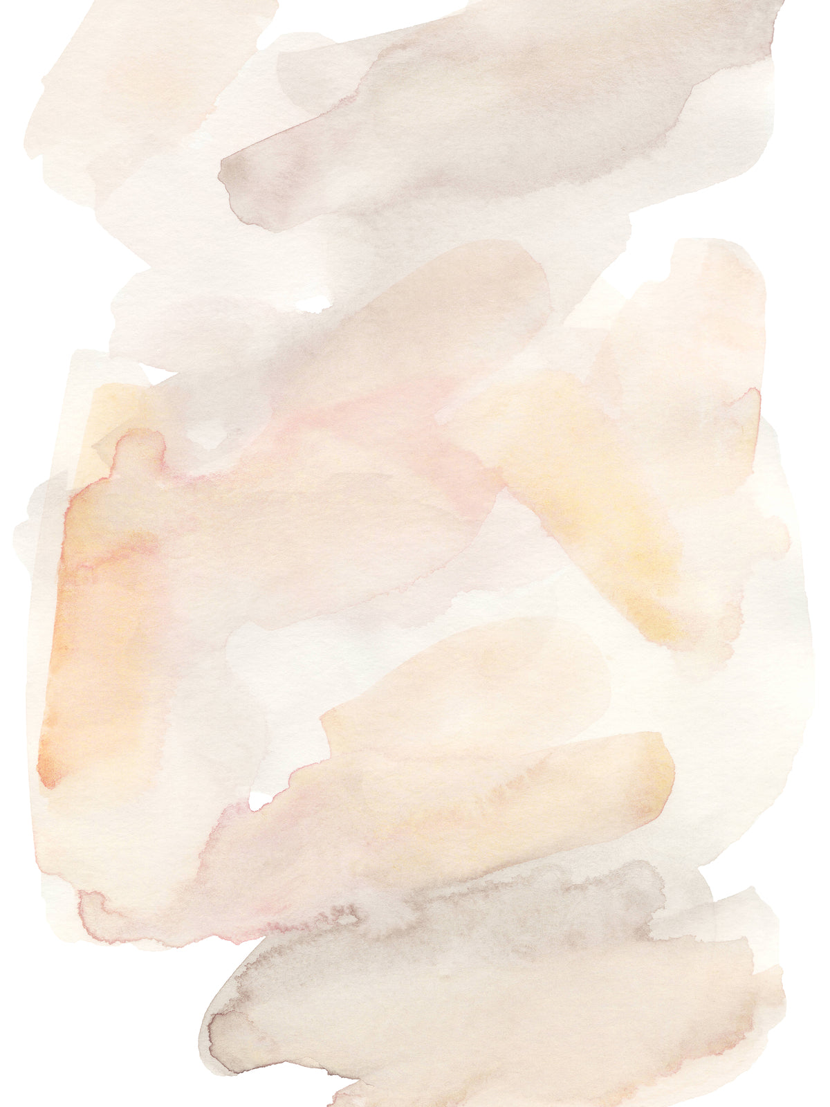 Watercolor Poster Beige