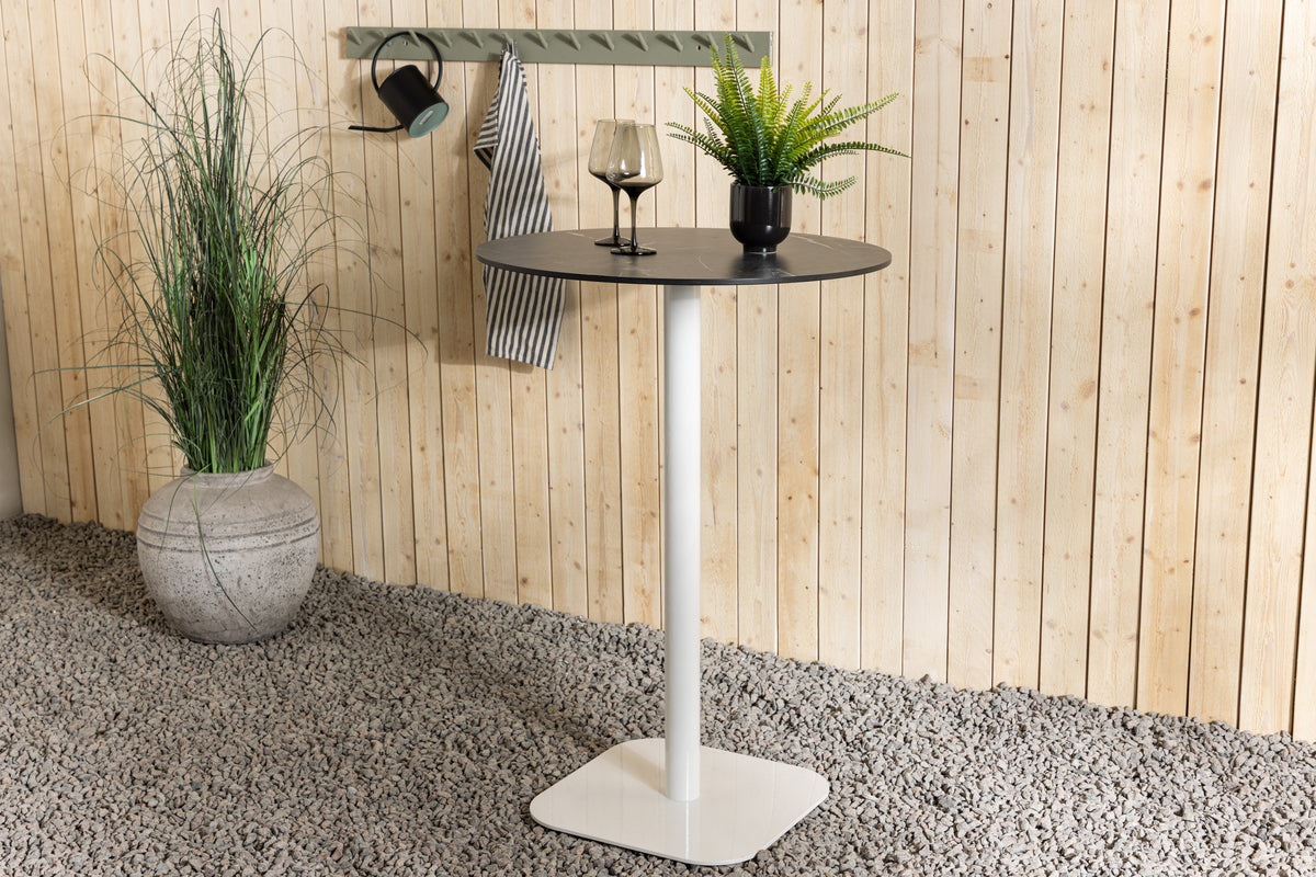 Milano Bar Table ⌀70 White