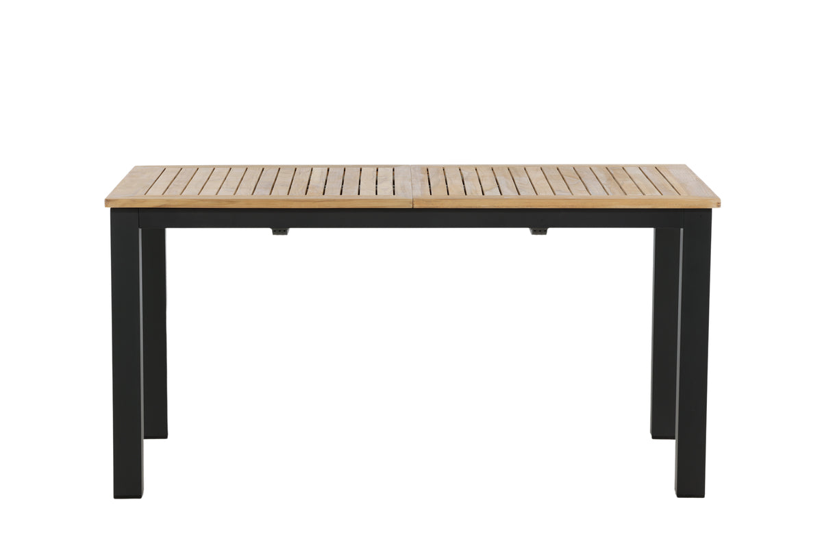 Rectangular Dining Table 75 x 210 x 90 Black