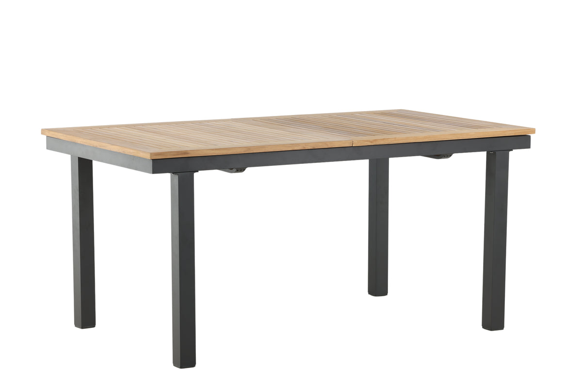 Rectangular Dining Table 75 x 160 x 90 Black