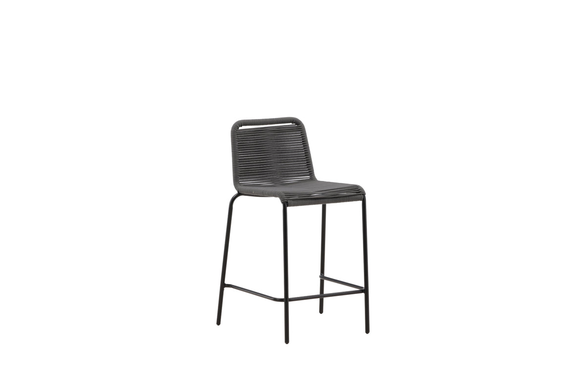 Lindos Bar Chair 2-pack Dark Grey