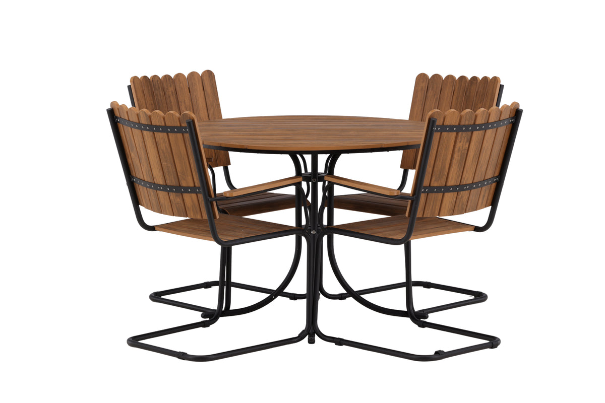 Holmsund Dining Set Nature Nature