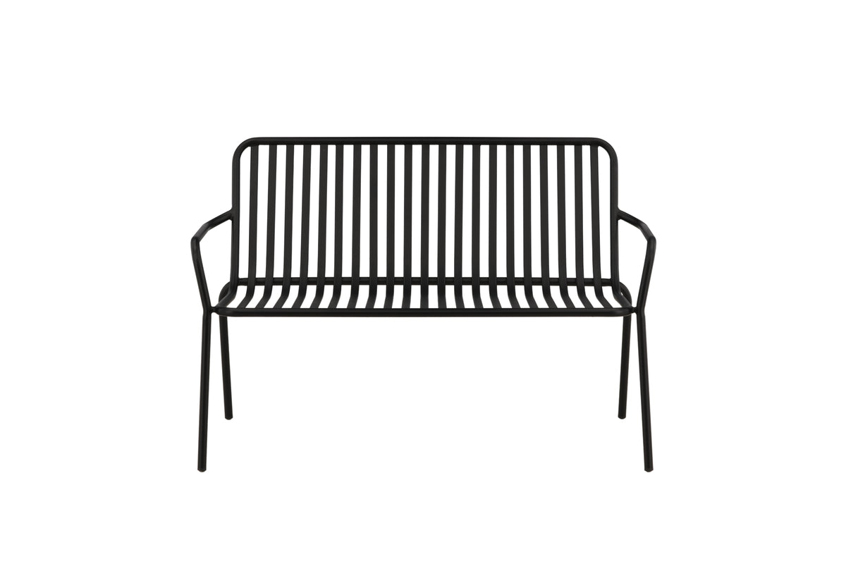 Peking Bench Sofa 64 x 130 x 85 Black