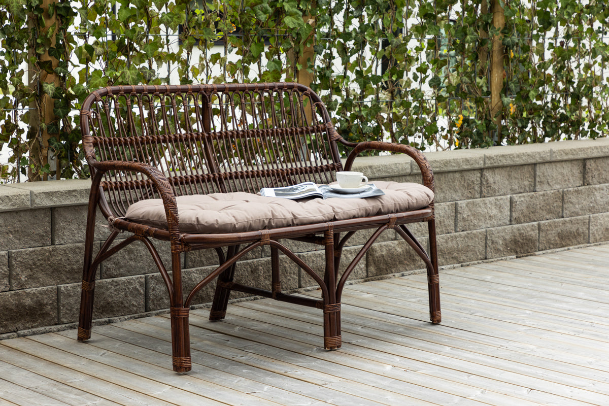 Nella 2-Seat Sofa Dark Walnut