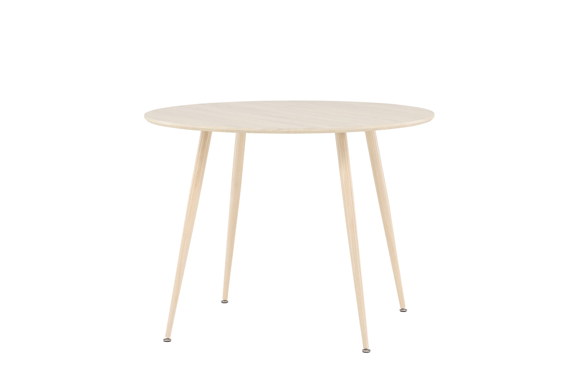 Plaza Round Dining Table ⌀100 Whitewash