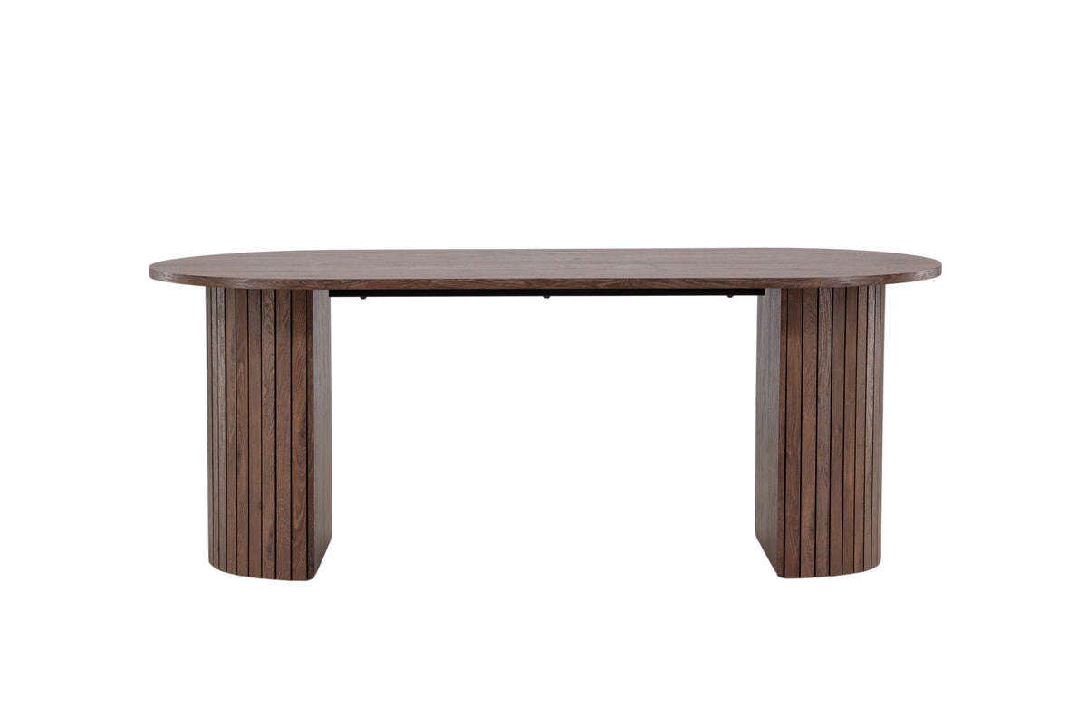 Härön Oval Dining Table 200 x 90 Mocca