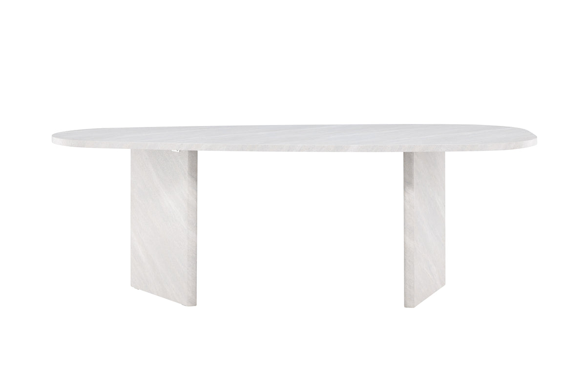 Grönvik Oval Dining Table 220 x 100 White