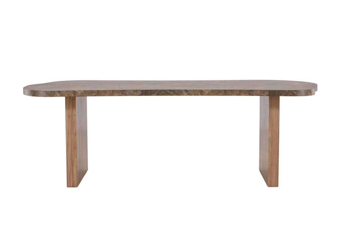 Eleonora Oval Dining Table 230 x 100 Brown
