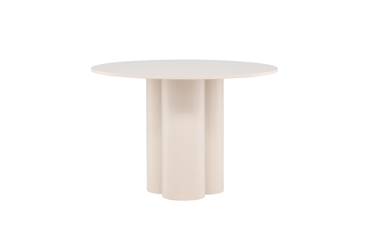Olivia Round Dining Table ⌀110 Beige