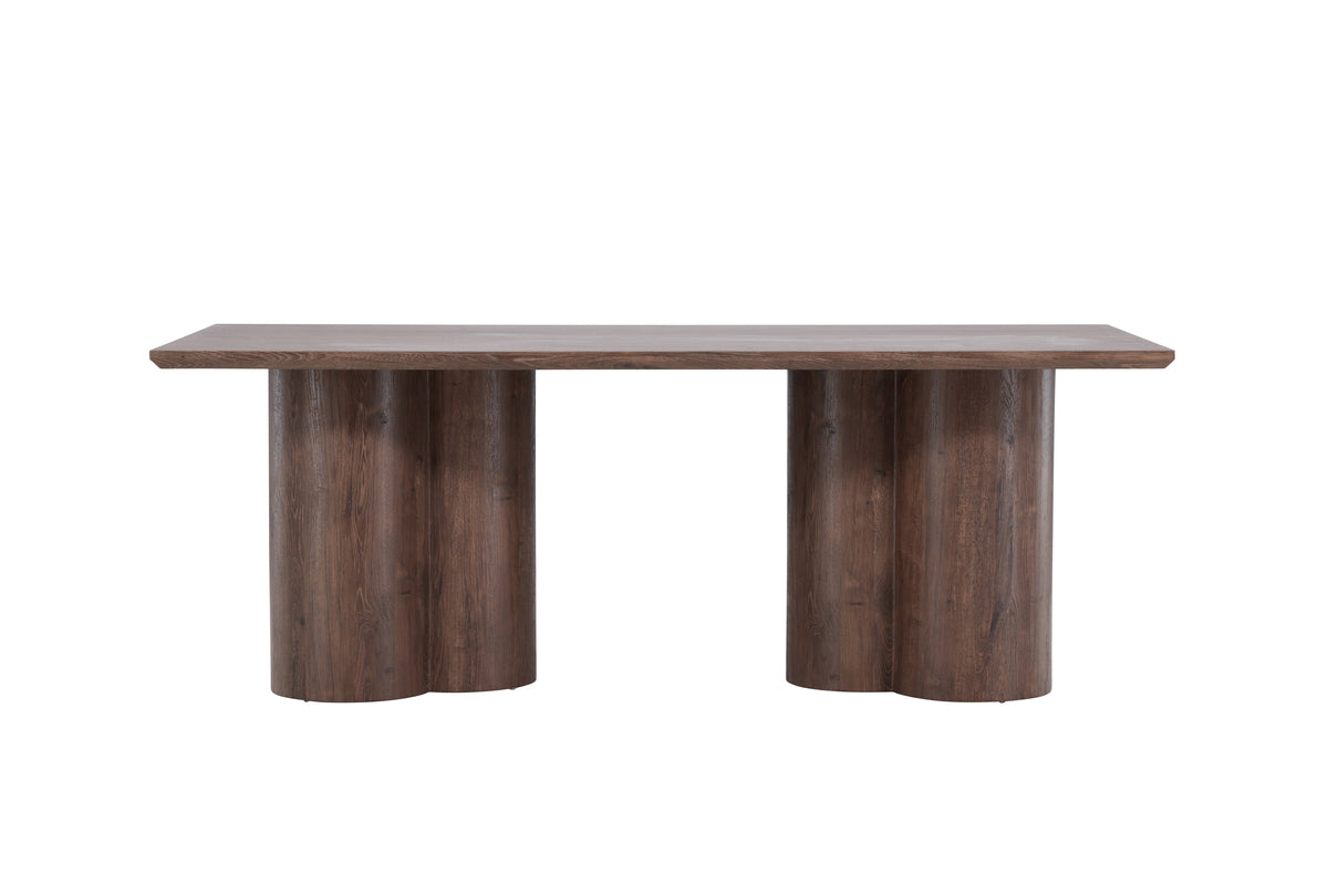 Olivia Rectangular Dining Table 210 x 100 Mocca