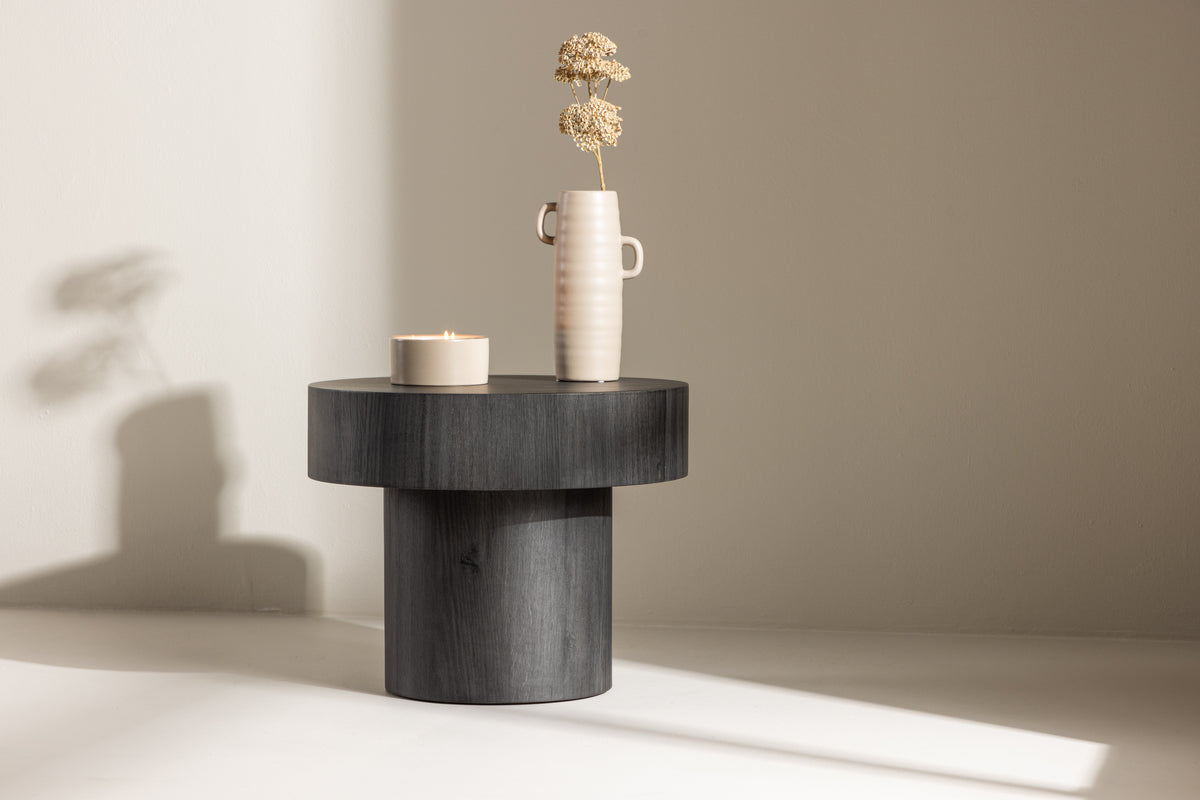 Malung Side Table ⌀50 Black