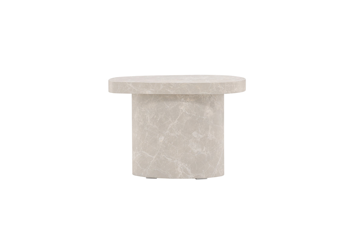 Båstad Side Table 50 x 30 Light Grey
