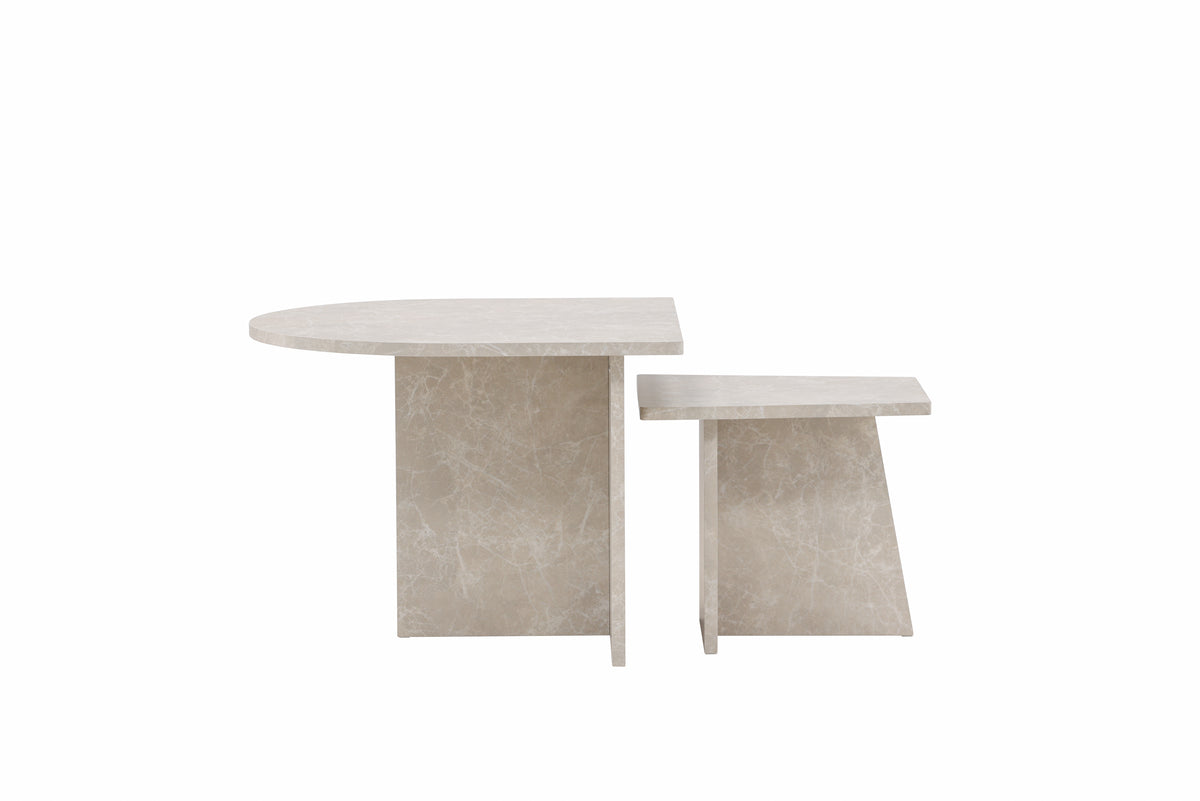 Sala Sofa Table Table 1: 60 cm Table 2: 40 cm x Table 1: 60 cm Table 2: 40 cm Beige