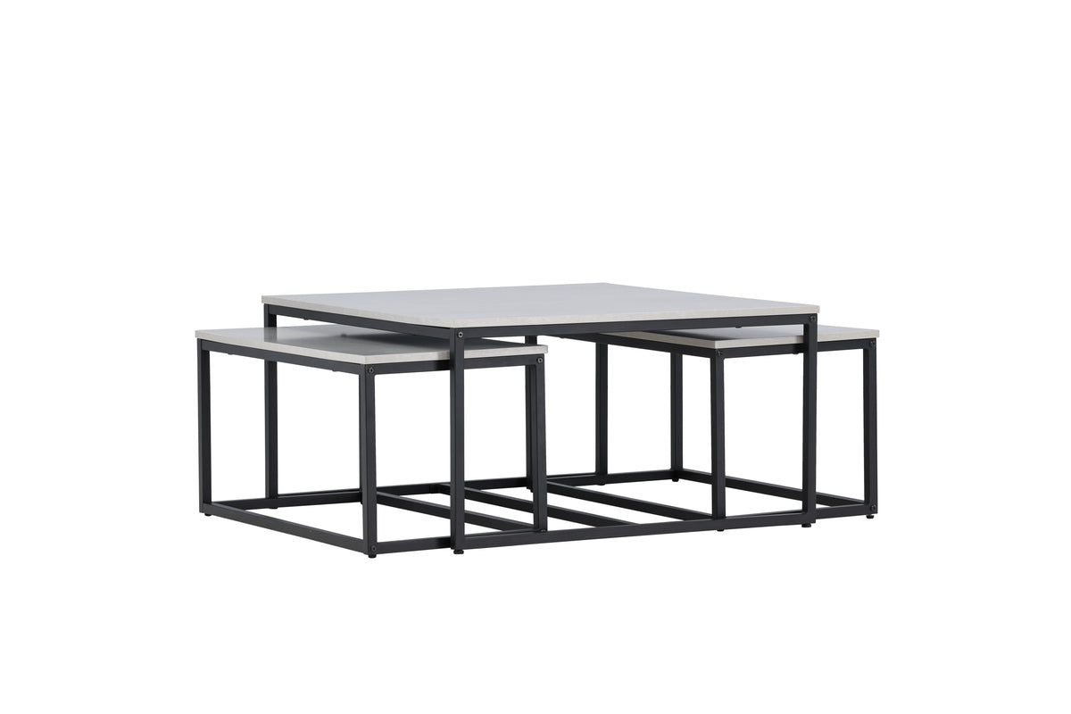 Solna Sofa Table Table 1: 80 Table 2: 38 cm x Table 1: 80 cm Table 2: 73cm Grey