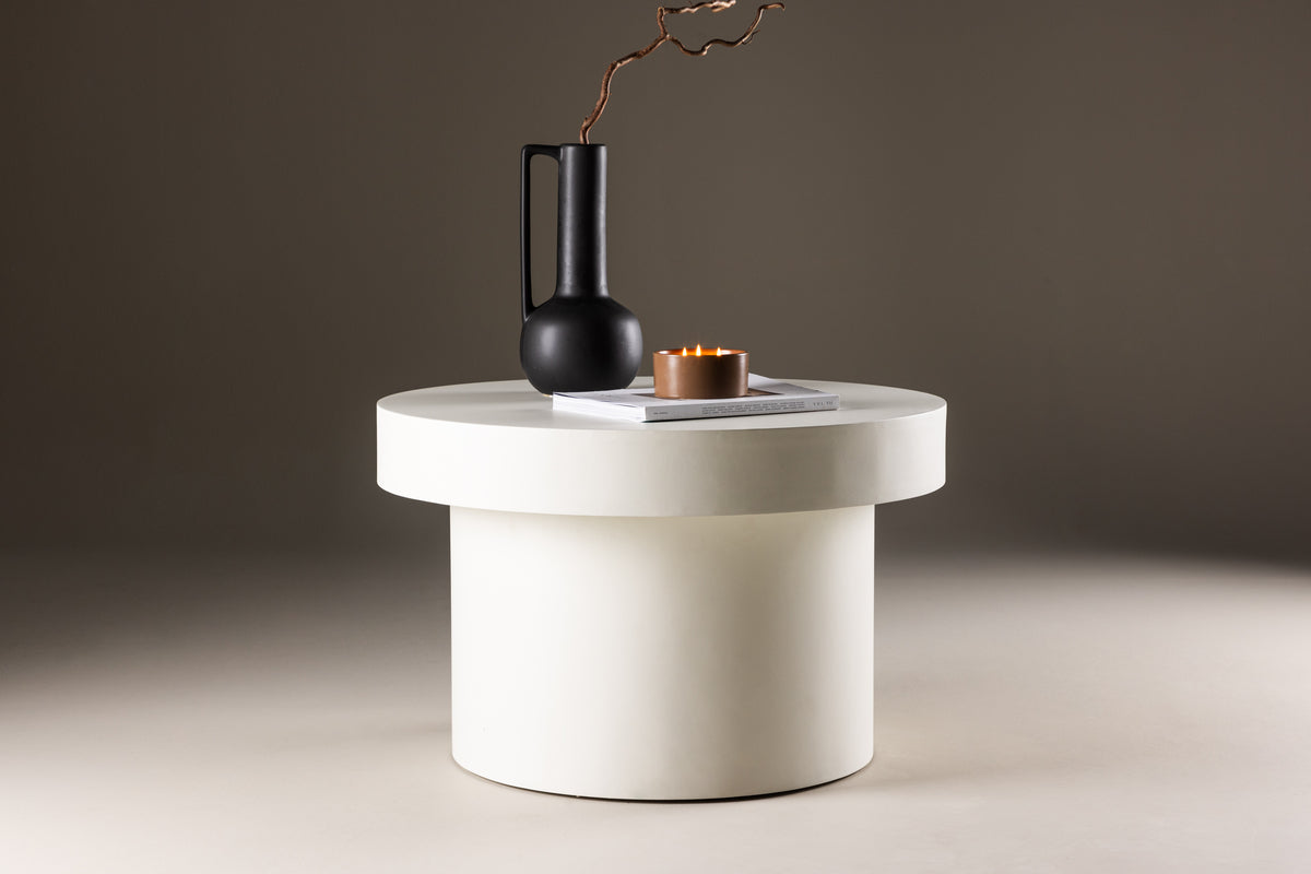 Malung Sofa Table ⌀80 White