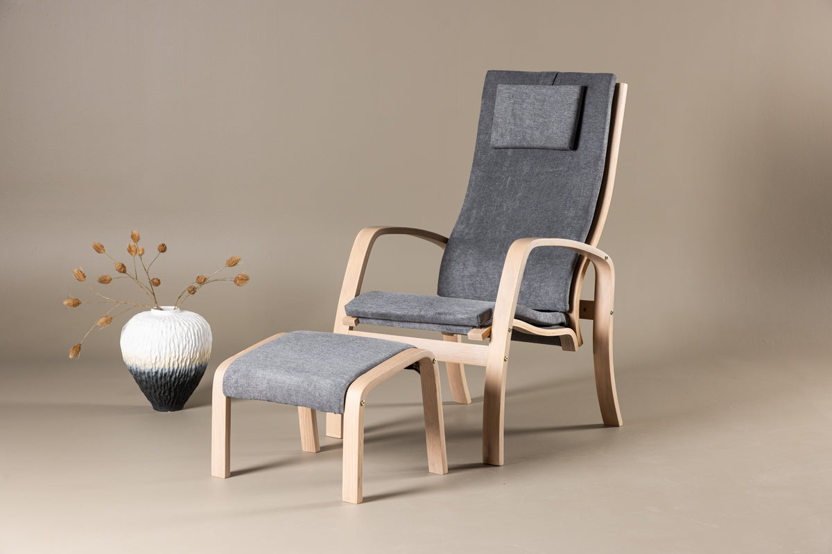Grötö Lounge Chair Dark Grey