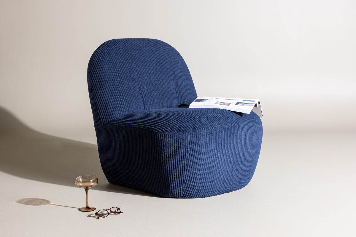 Mahla Lounge Chair Navy