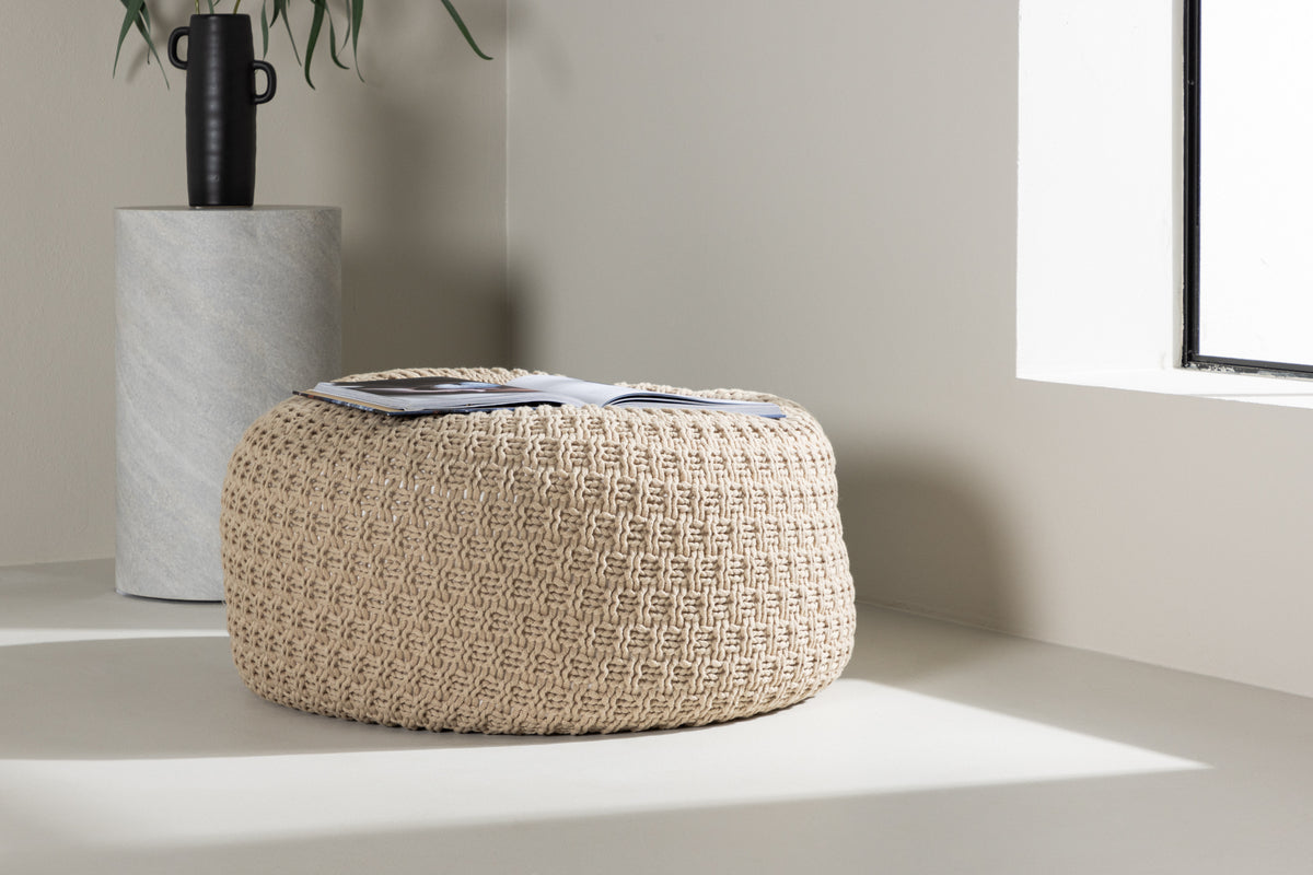 Sam Pouf ø45 ⌀45 Beige