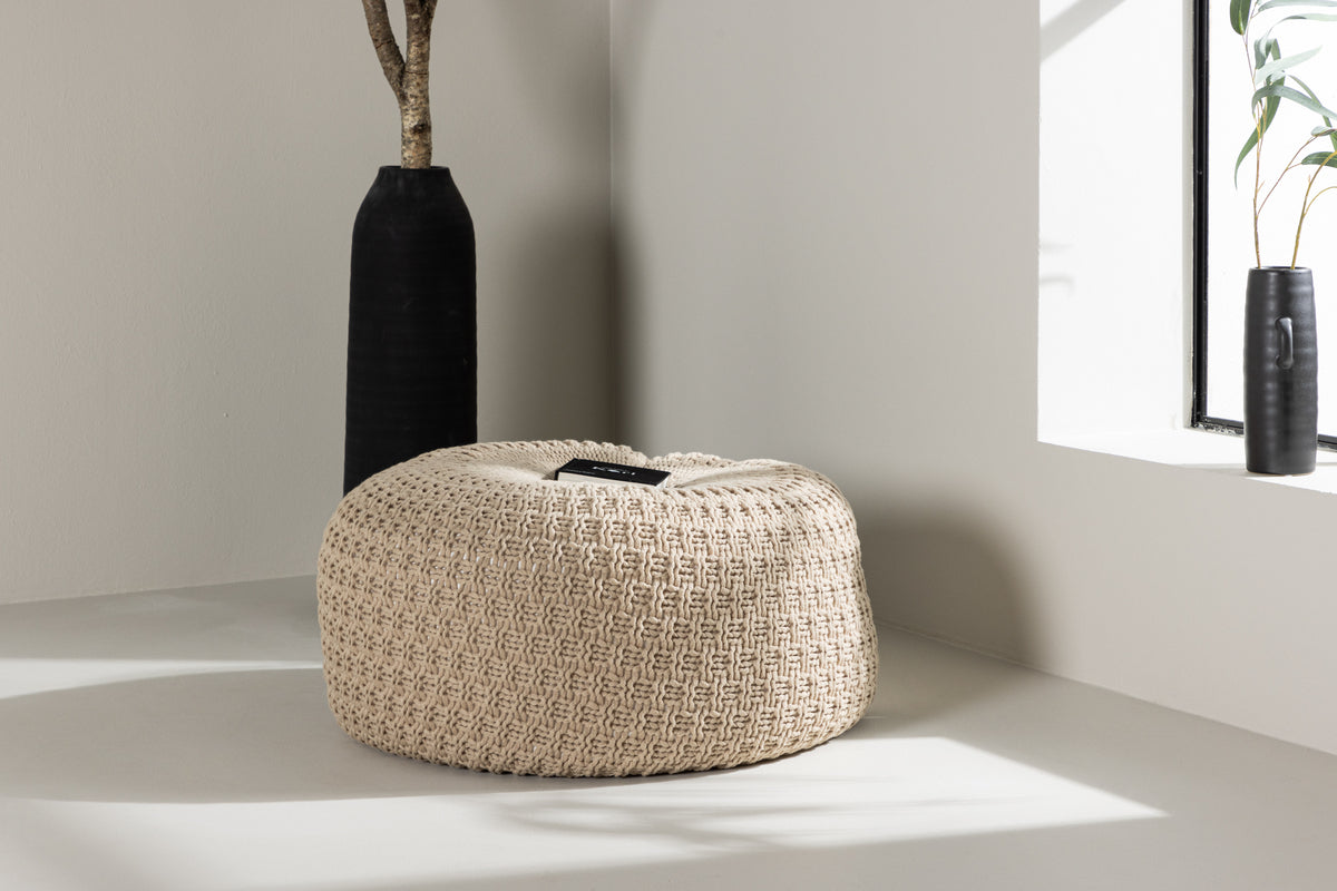 Sam Pouf ø60 ⌀60 Beige