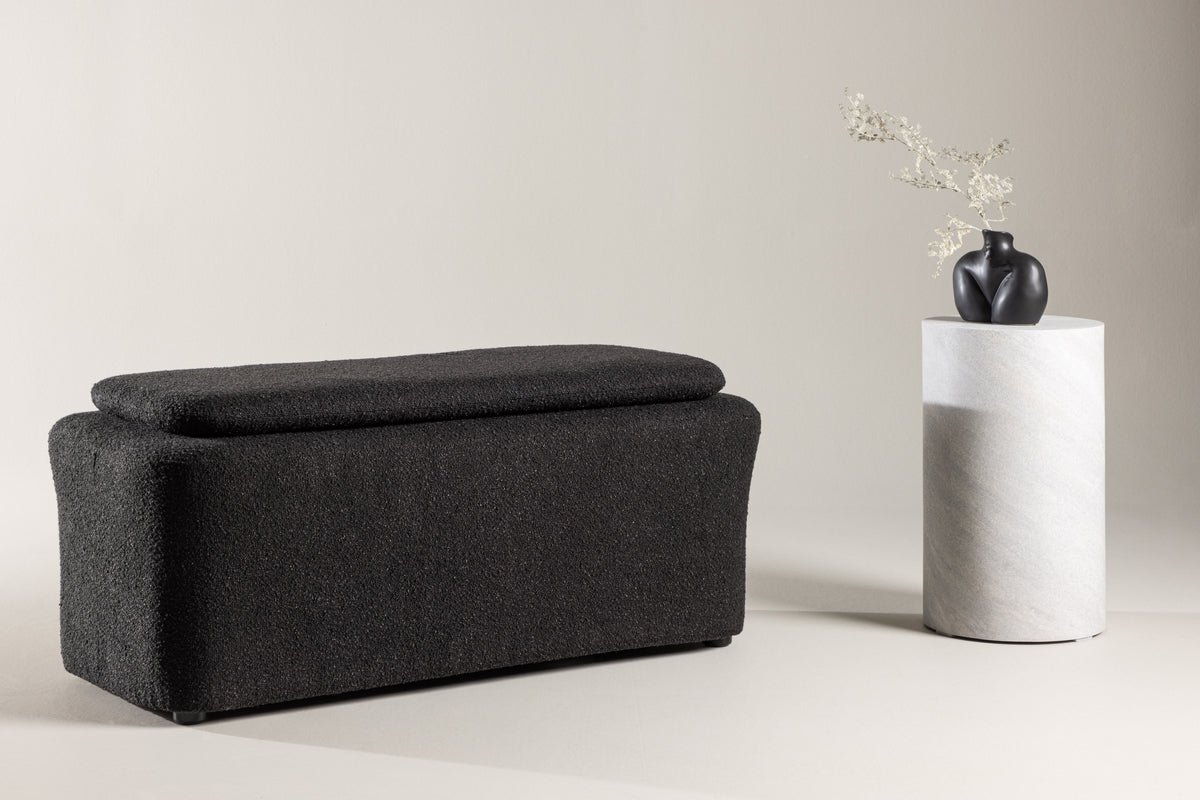Laurel Ottoman 50 x 45 x 110 Black