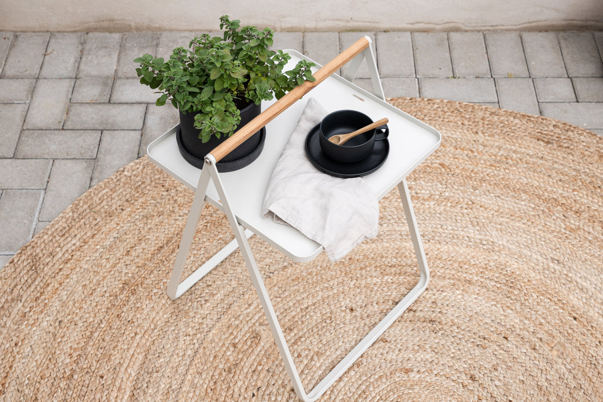 Clarin Side Table 43 x 43 Beige