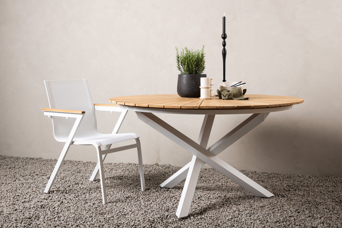 Mexico Round Dining Table ⌀140 Nature