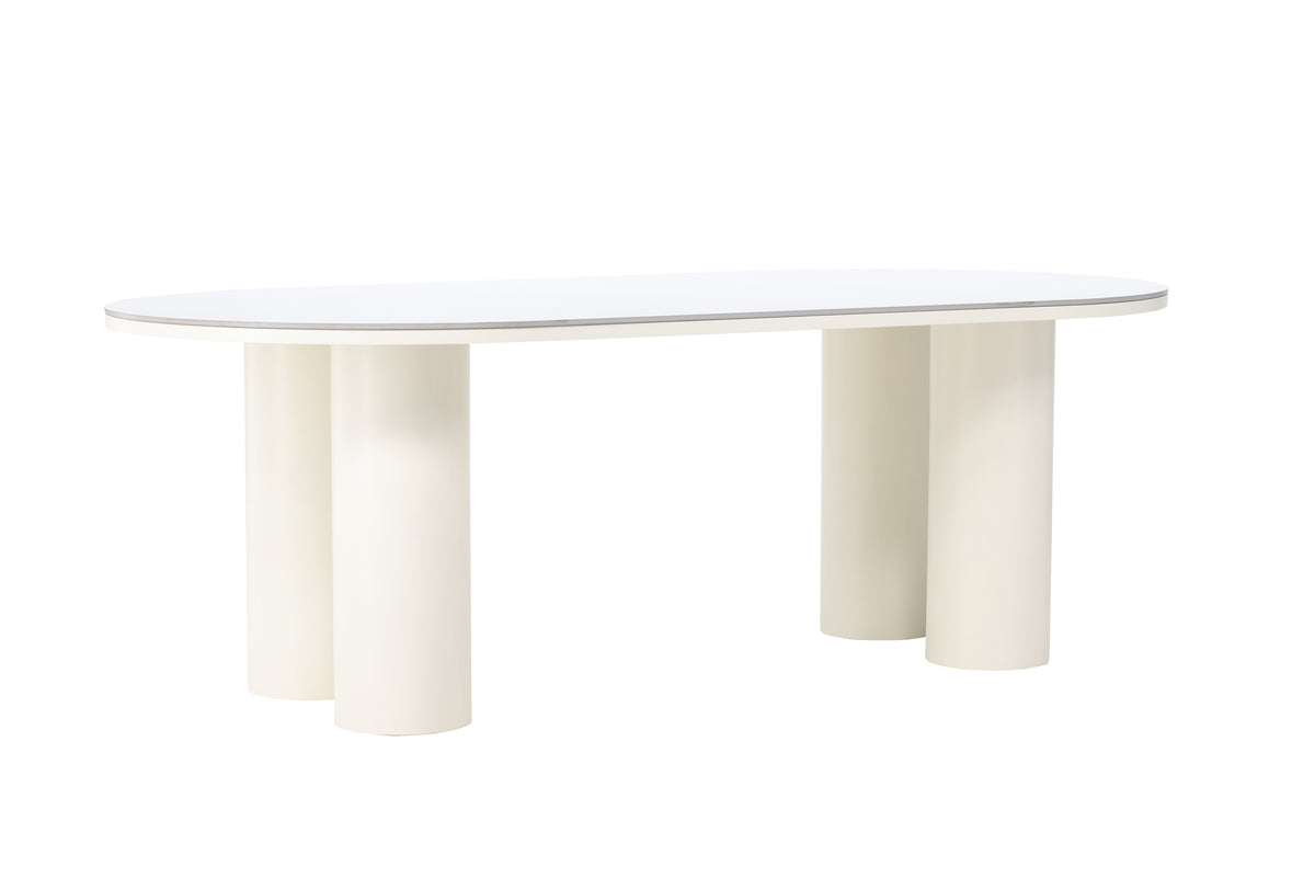 Havstenssund Rectangular Dining Table 220 x 110 White