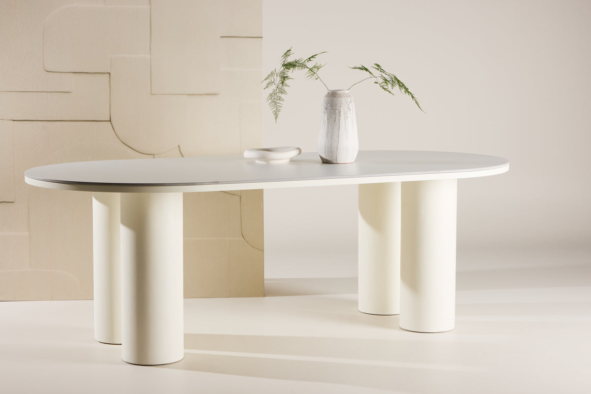 Havstenssund Rectangular Dining Table 220 x 110 White