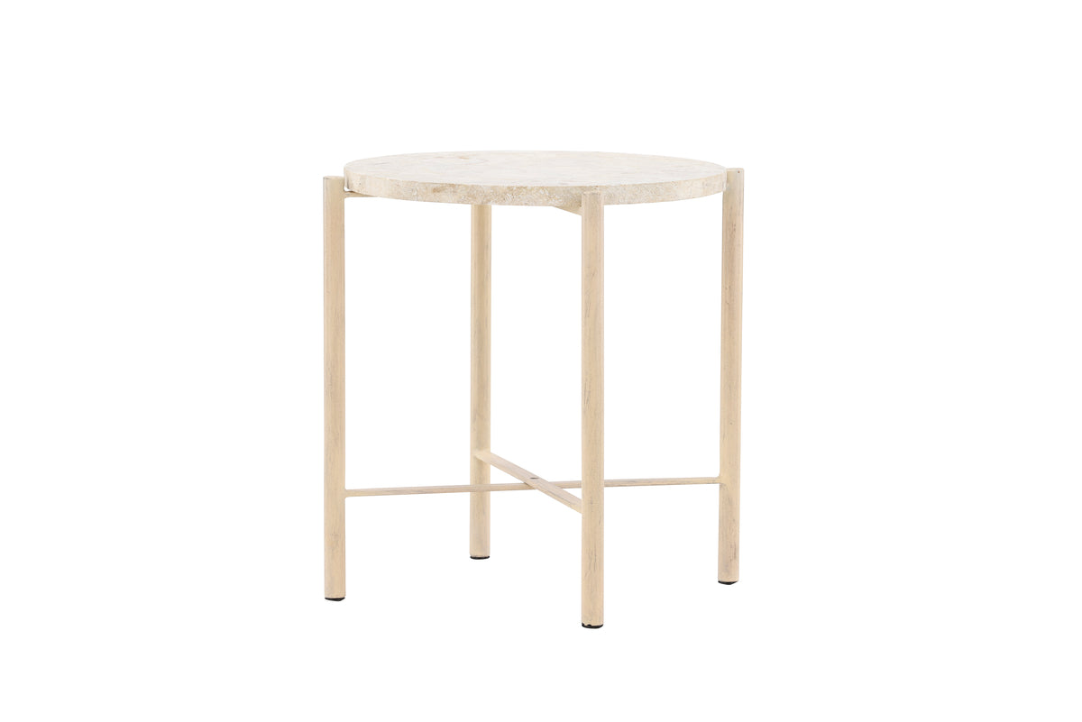 Sandhamn Sofa Table ⌀40 Beige