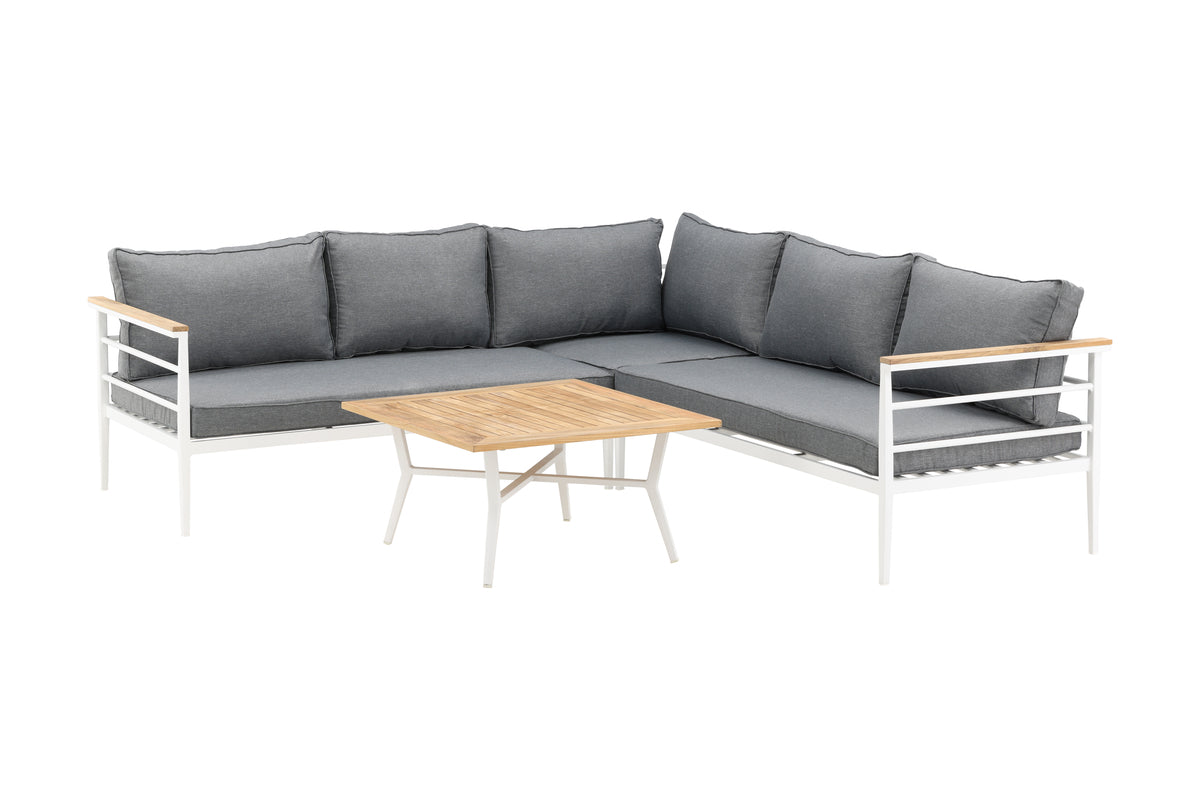Mexico Corner Sofa Set Nature Grey