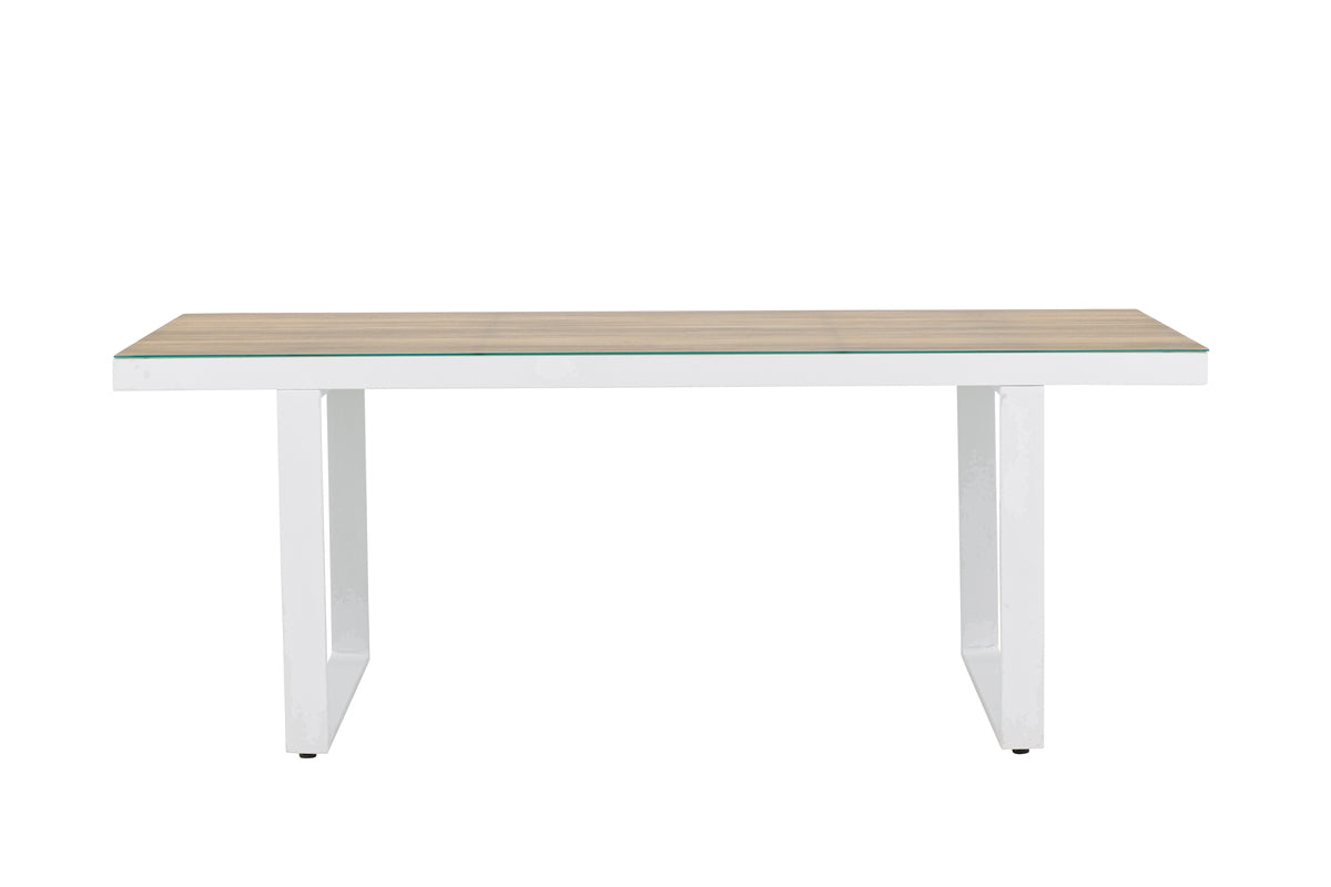 Merlo Rectangular Dining Table 200 x 90 White