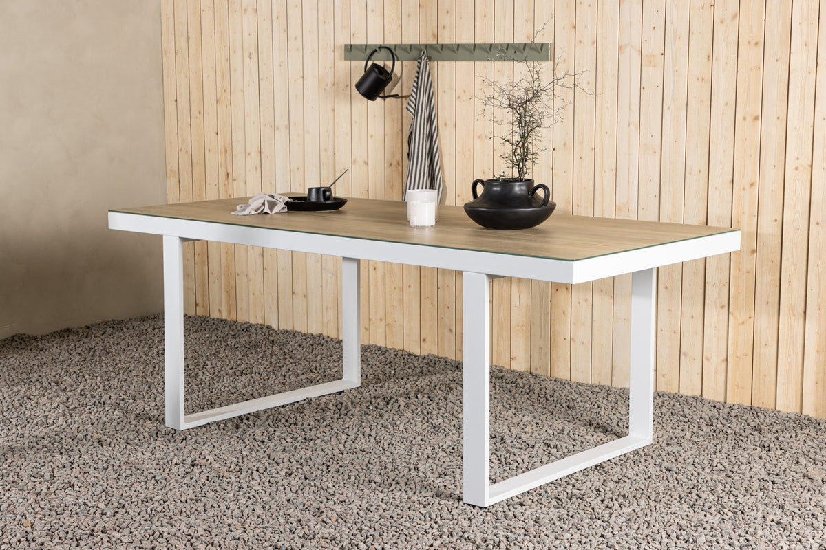 Merlo Rectangular Dining Table 200 x 90 White