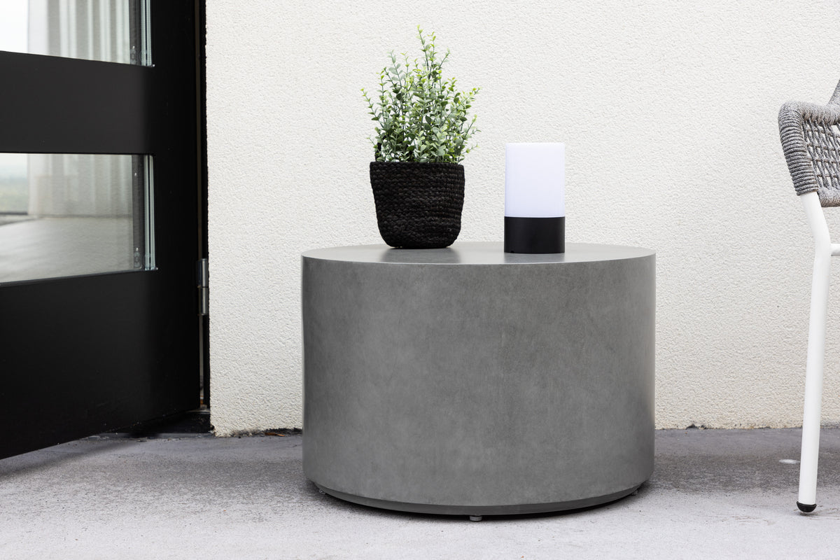 Lissabon Side Table ⌀60 Grey