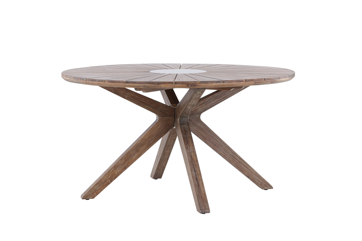 Rosario Round Dining Table ⌀140 Brown