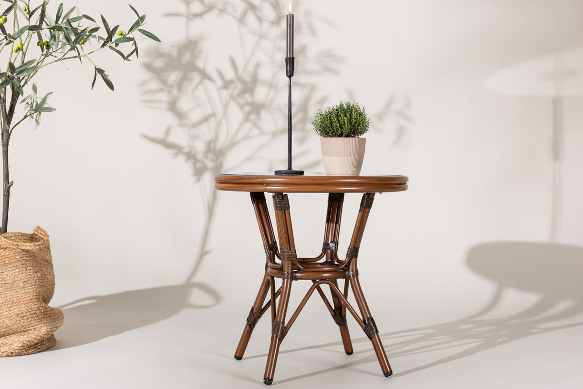 Sagres Cafe Table ⌀60 Brown