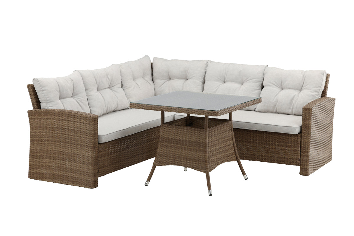 Watford Corner Sofa Set Nature Nature
