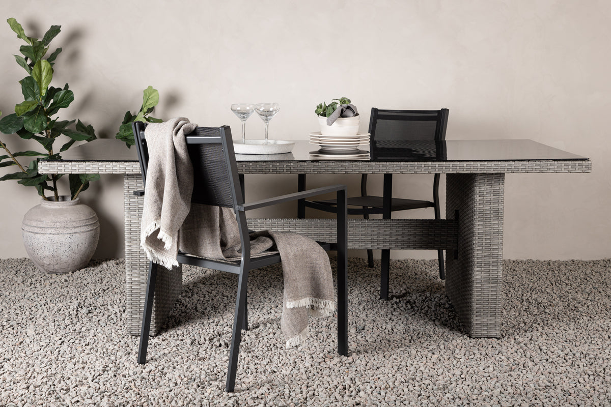 Padova Rectangular Dining Table 200 x 100 Grey