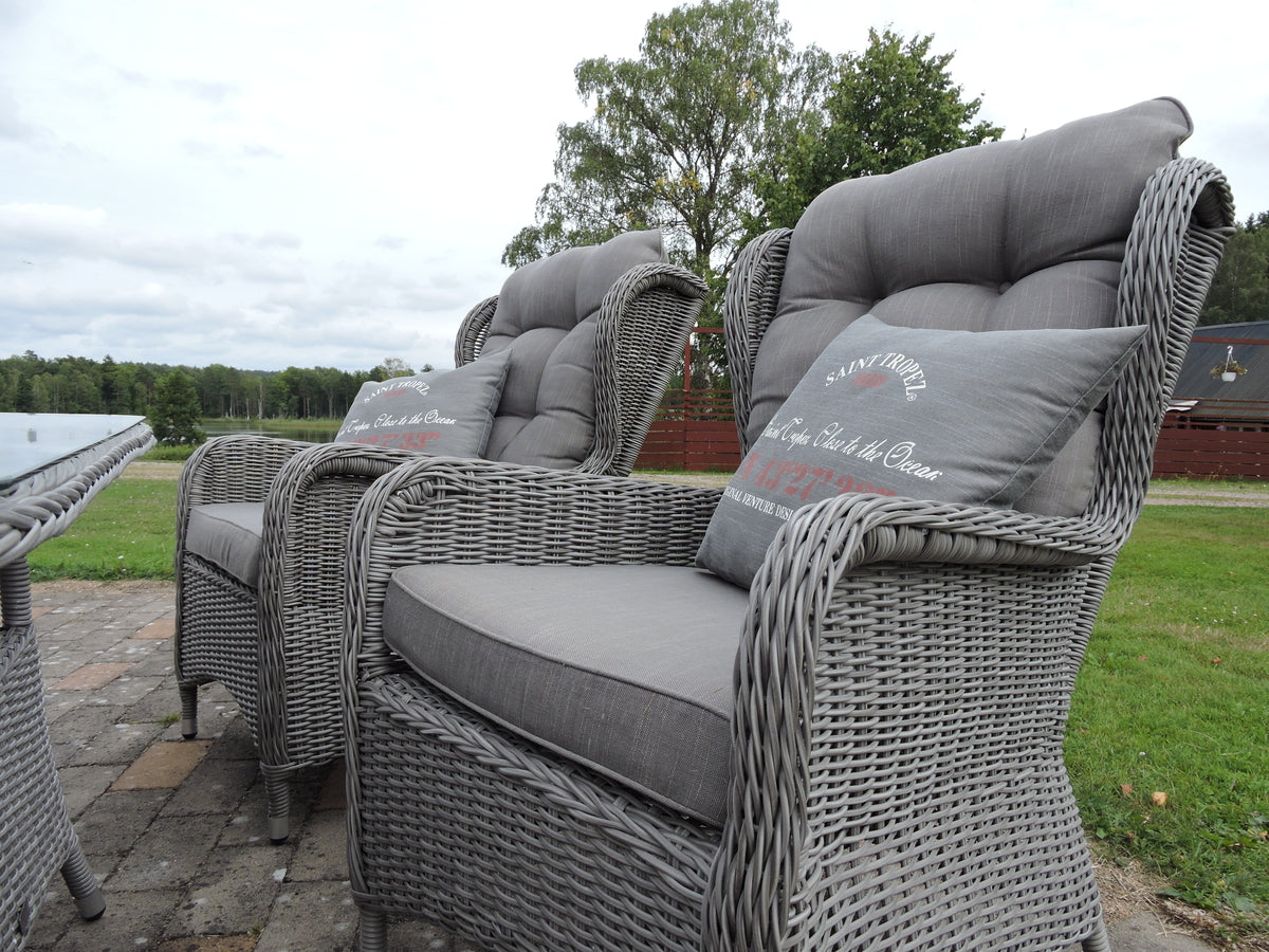 Washington Sofa Set Grey Grey