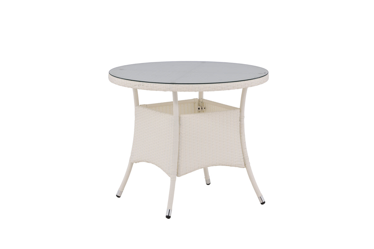 Round Dining Table ø90 White