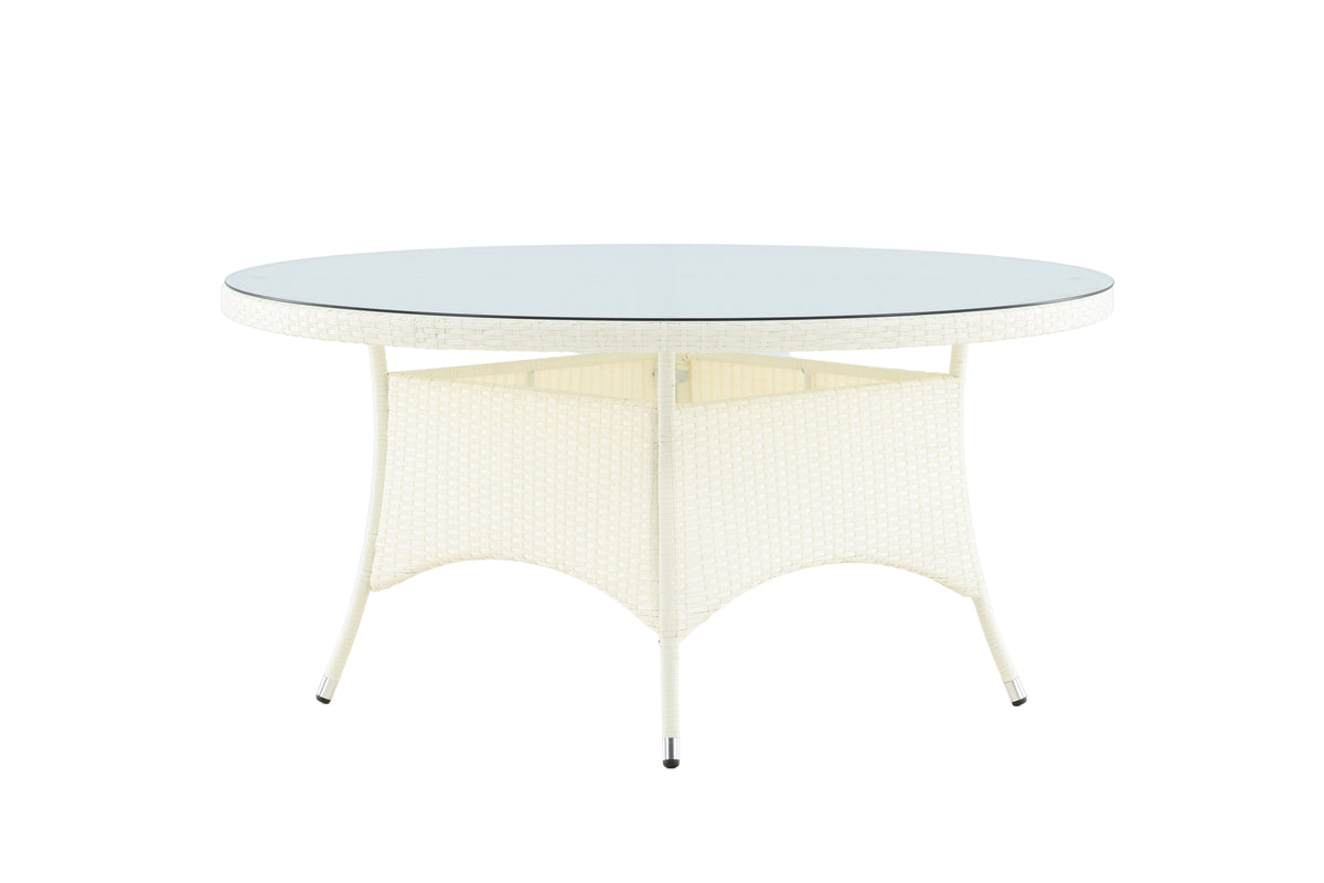 Volta Round Dining Table ⌀150 White