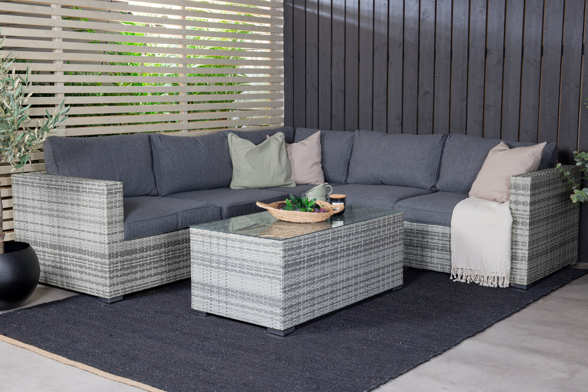 Amazon Corner Sofa Set Grey Grey