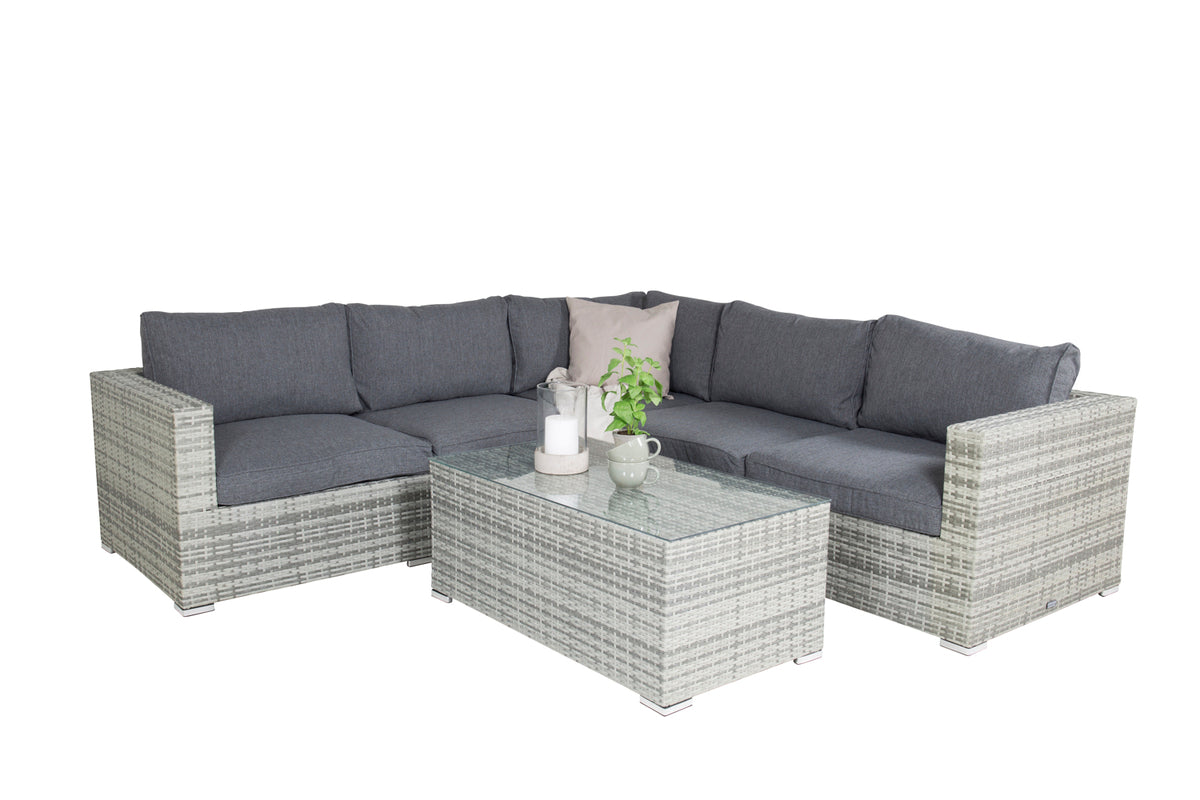Amazon Corner Sofa Set Grey Grey