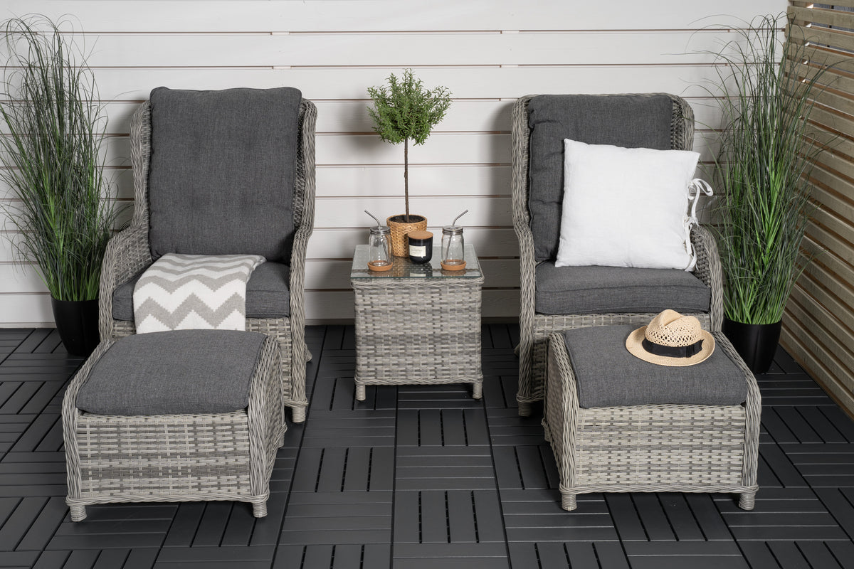 Vikelund Lounge Set Grey