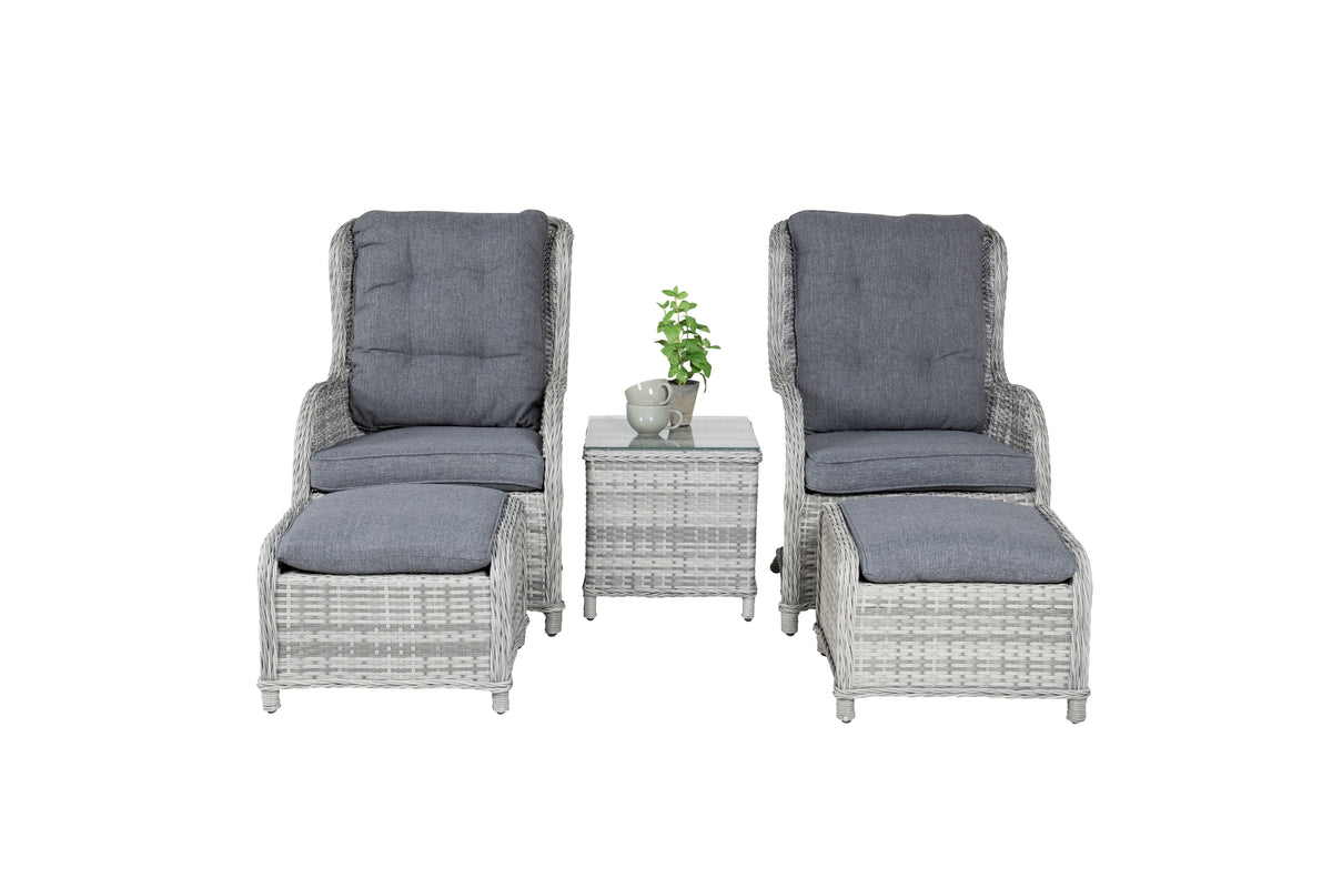 Vikelund Lounge Set Grey