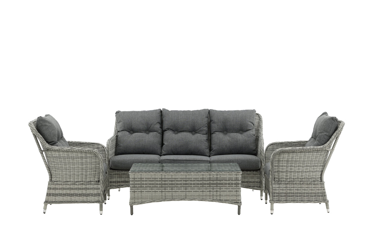 Vikelund Sofa Set Grey Grey